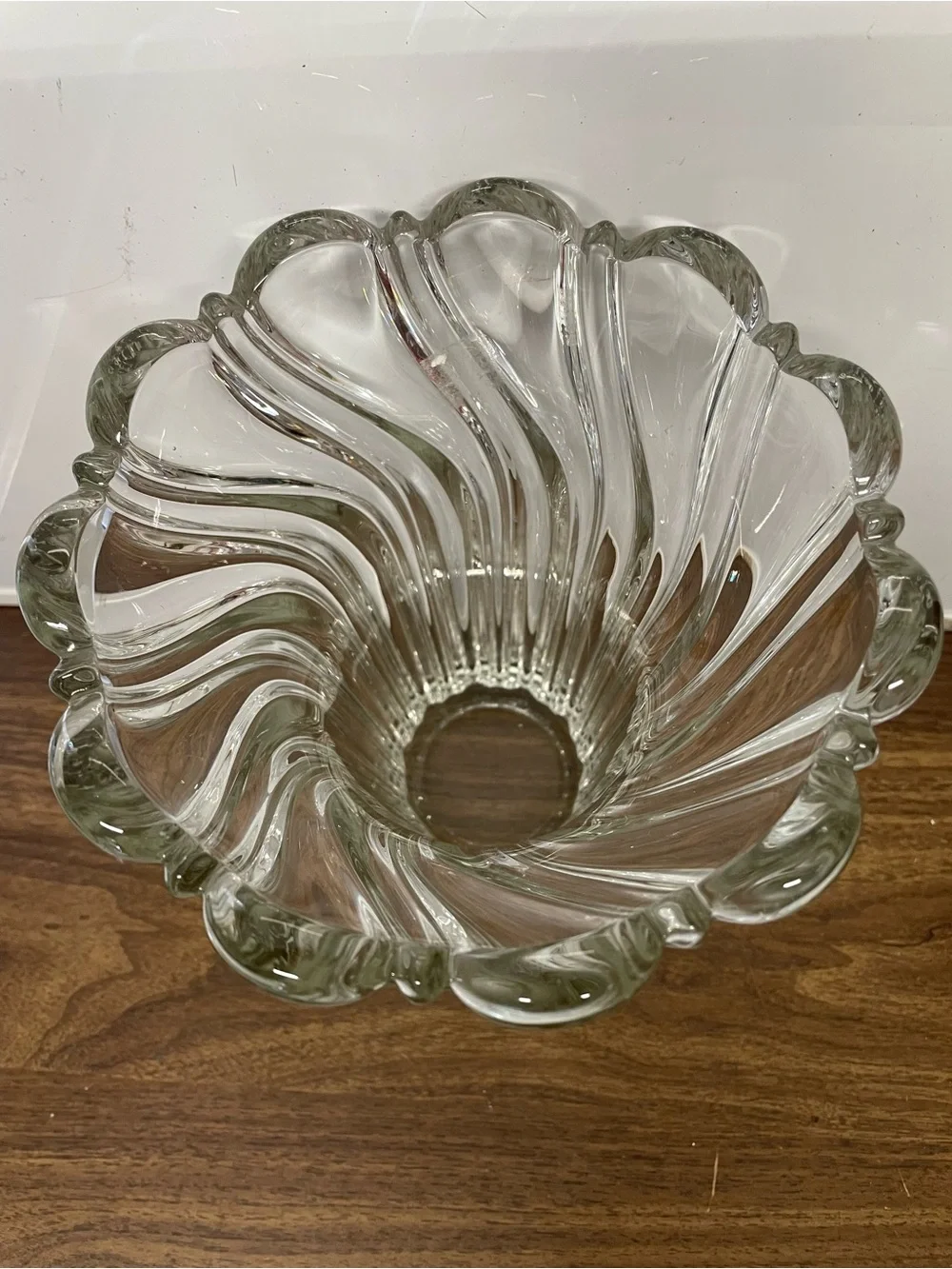 Mikasa Peppermint Clear Glass Vase 8